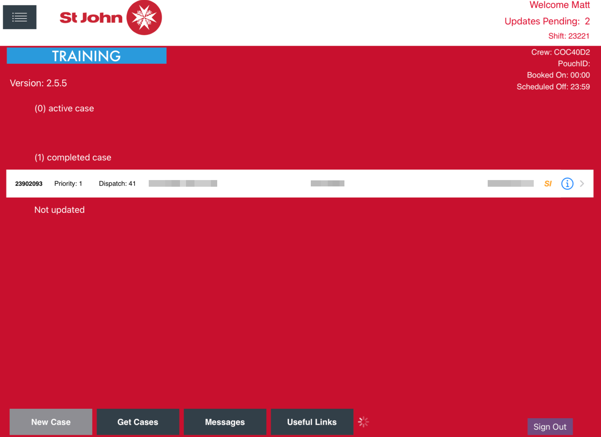 Electronic Patient Care Record (ePCR)